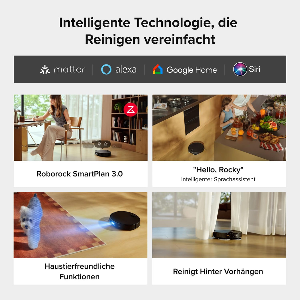 roborock Saros 20 Neo Saugroboter mit Wischfunktion, 36.000 Pa Saugkraft
