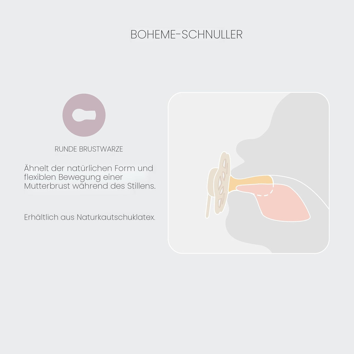 BIBS Boheme Schnuller, 0-6 Monate, 2er-Pack, Dusty Pink/Coral