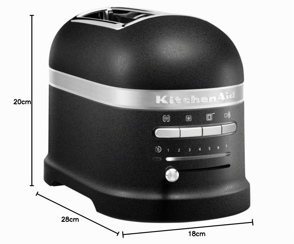 KitchenAid ARTISAN 2 Scheiben Toaster 5KMT2204 (Gusseisen Schwarz)