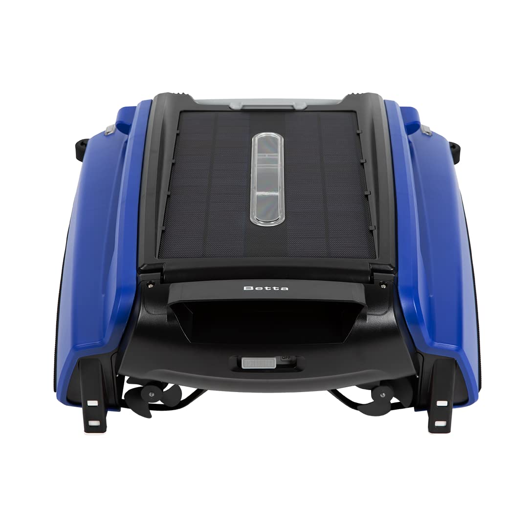 Betta SE Solar Pool Skimmer Roboter, Poolroboter Oberflächenreiniger – 30h Akku, Salzwasserbeständig, Smarte Hindernisvermeidung, 24/7 Automatische Reinigung (blau)