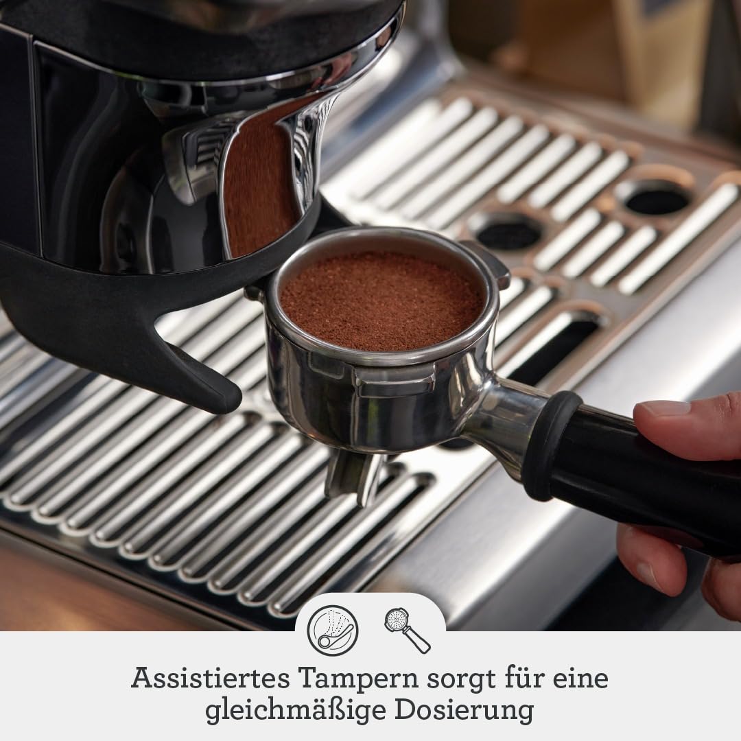 Sage The Barista Express Impress, Kaffeemaschine, Zwetschgenblau