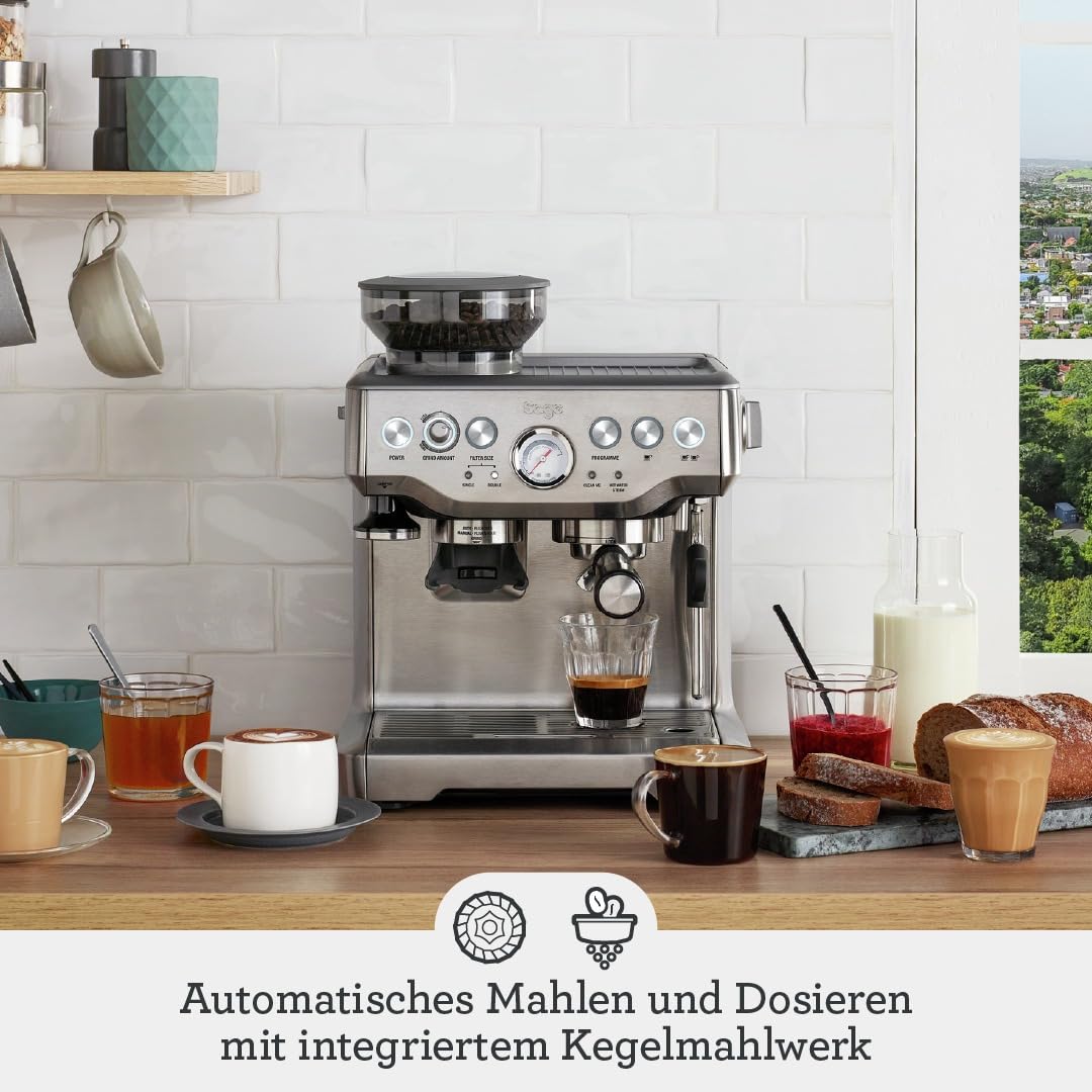 Sage The Barista Express, Kaffeemaschine, Gebürsteter Edelstahl