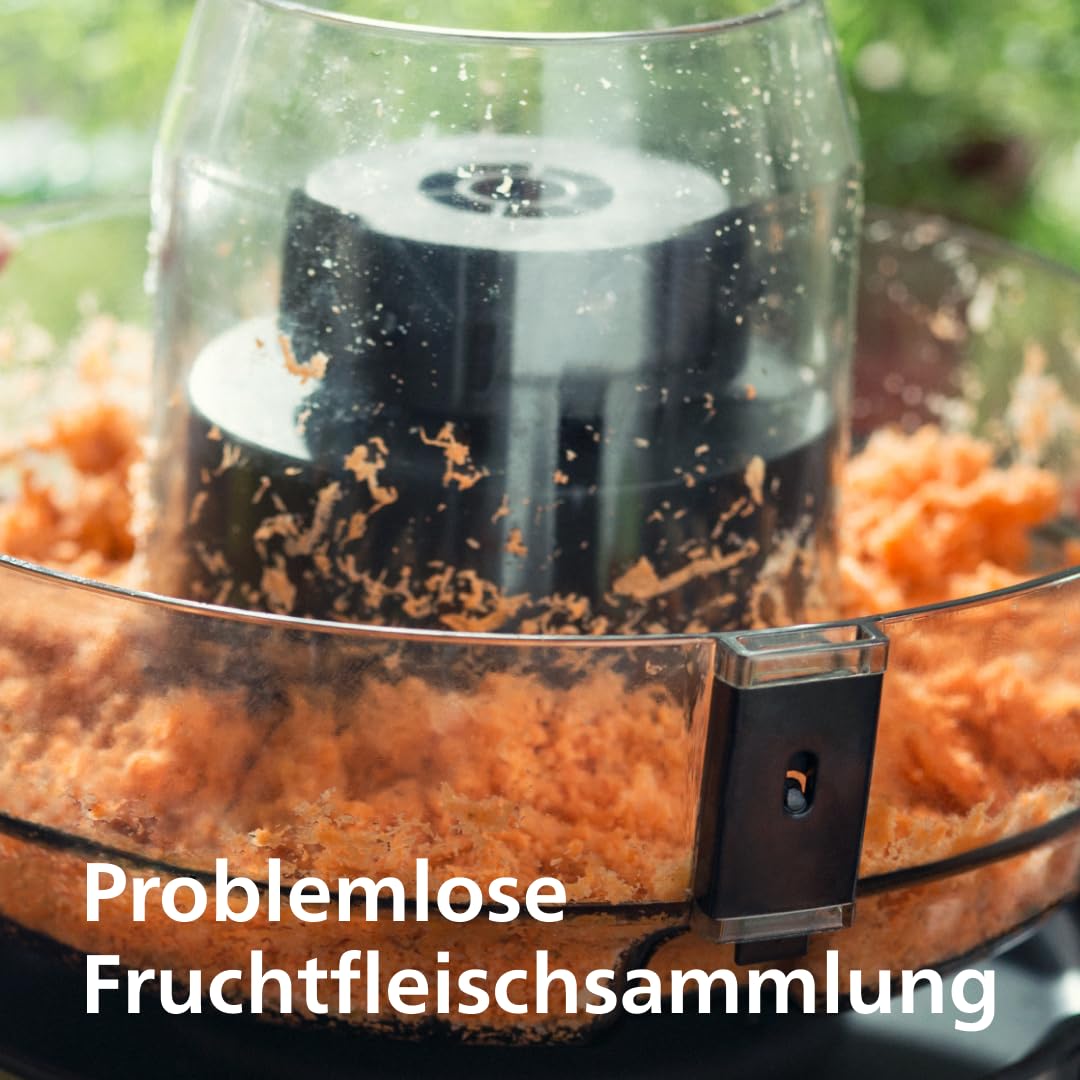 Philips Entsafter 7000 Serie, Schwarz, 1100 W
