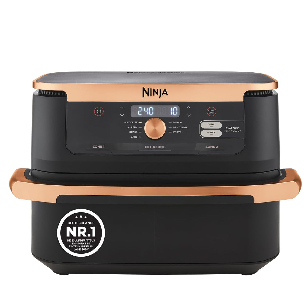 Ninja Foodi FlexDrawer Dual Zone Heißluftfritteuse AF500EUCP