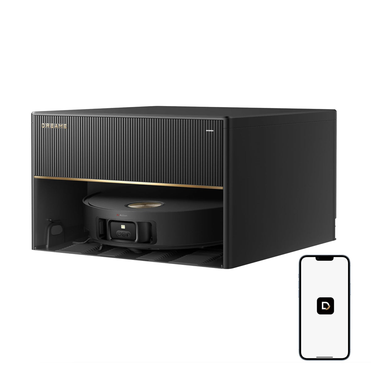 dreame X50 Master Saugroboter mit kompakter 24,9-cm-Basisstation