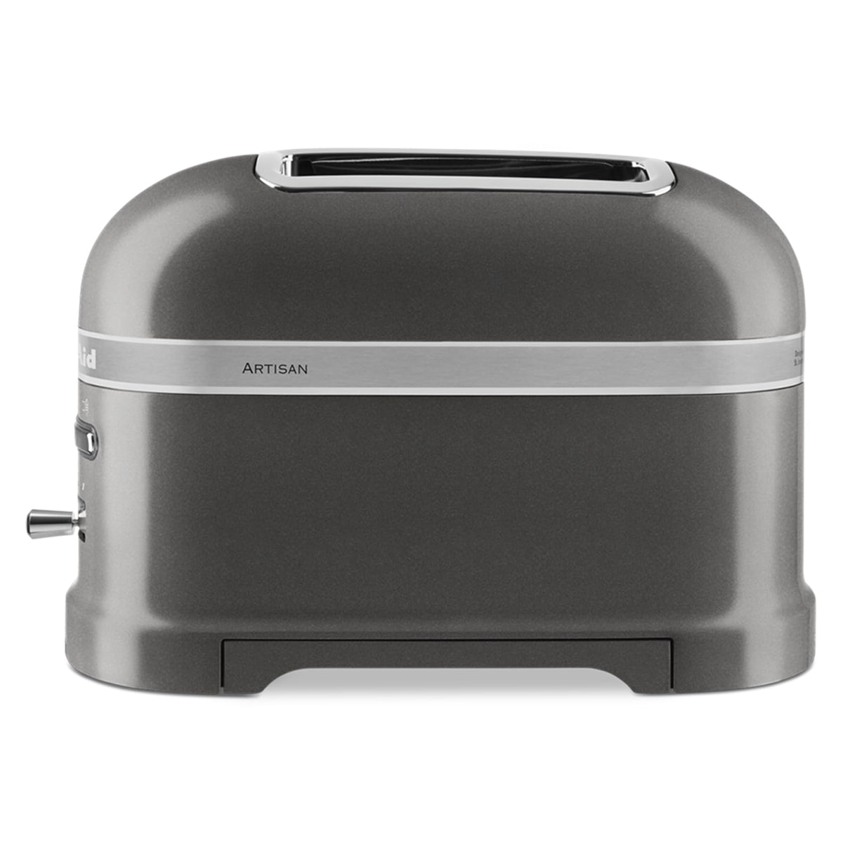 KitchenAid Toaster für 2 Scheiben mit Sandwich-Zange - Artisan - Retro Toast Machine - Verschiedene Funktionen und Bräunungsstufen - Silber