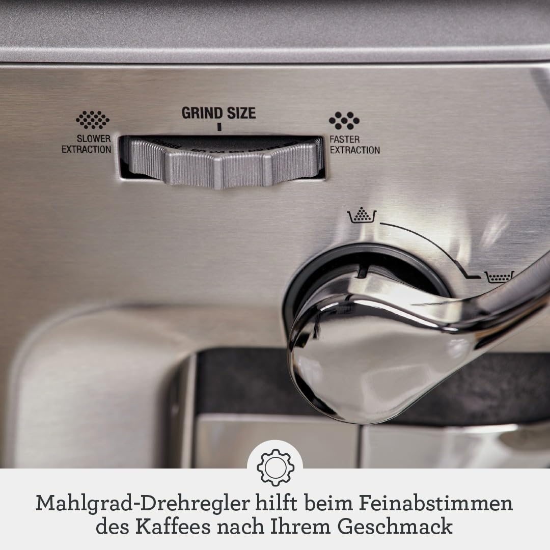 Sage The Barista Express Impress, Kaffeemaschine, Zwetschgenblau
