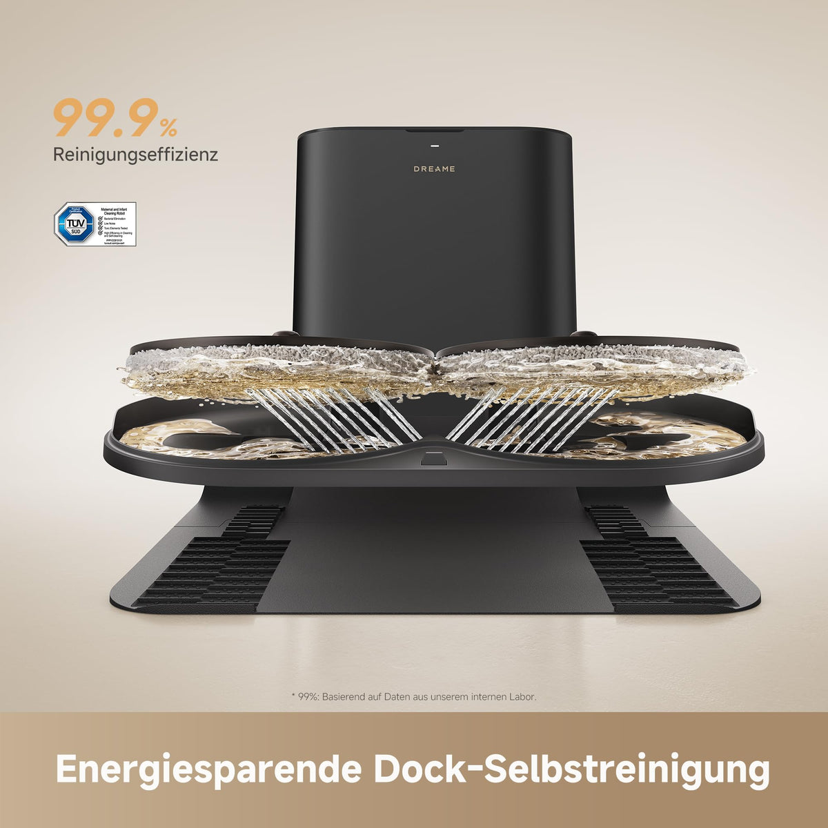 dreame L50s Pro Ultra Saugroboter mit Wischfunktion, 30.000 Pa