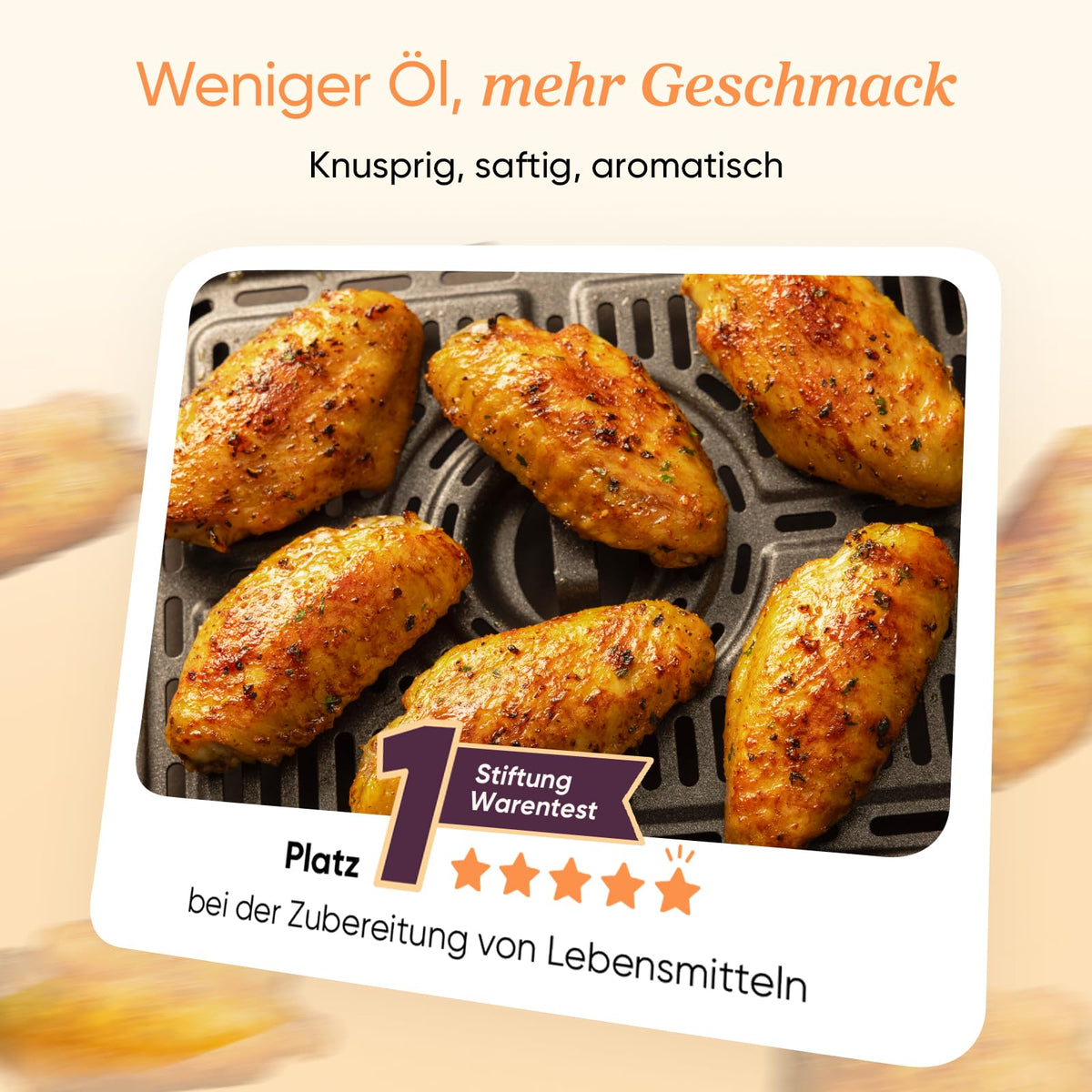 Cosori Airfryer, Mit Sichtfenster, 8,5L Heißluftfritteuse 2 Kammern