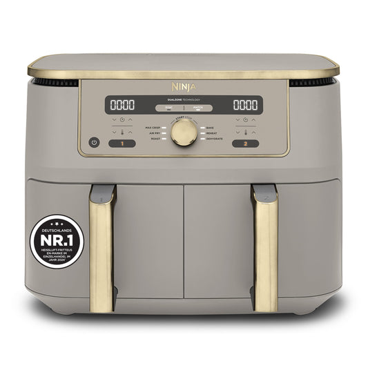 Ninja Dual Zone Digital Air Fryer, 2 Schubladen, 6-in-1, Heißluftfritteuse