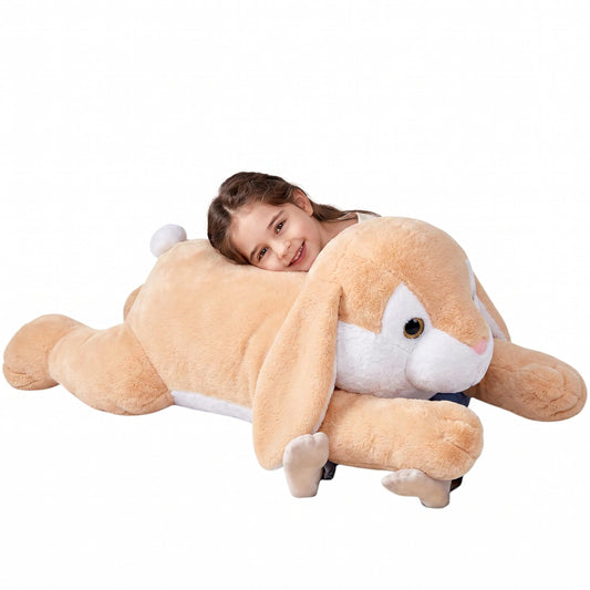 IKASA Groß Hase Stofftier Riesen Kuscheltier,78cm Gross Plüschtier Süße Riesige Flauschige Weich Jumbo Plüsch Spielzeug,Geschenk für Kinder