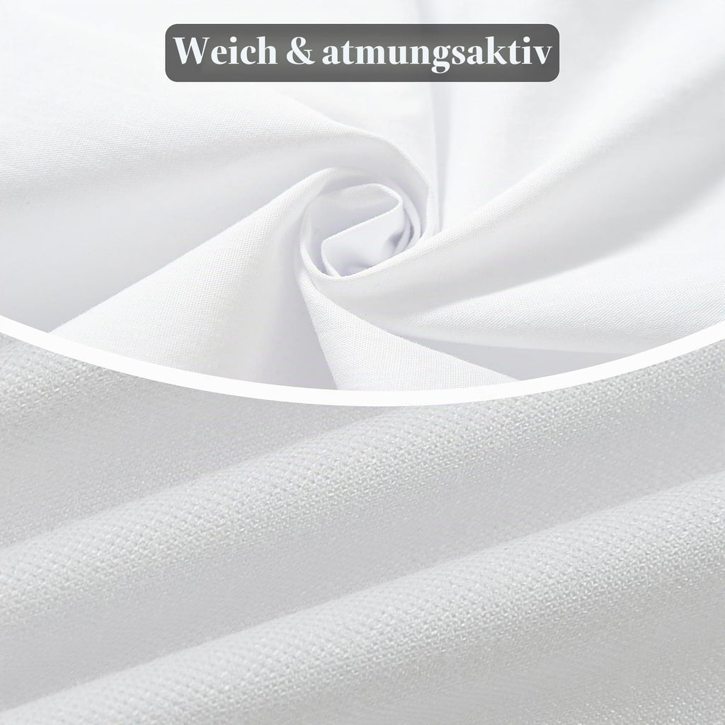 Volunboy Baby Jungen Anzug, Kinder Anzugweste Festliche Hochzeit Kleidung Bekleidung Set 4tlg(Größe 110,3-4 Jahre,Reines Weiß