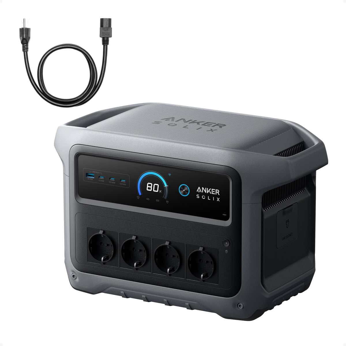 Anker SOLIX C1000 Gen 2 Tragbare Powerstation, 2000W Solargenerator