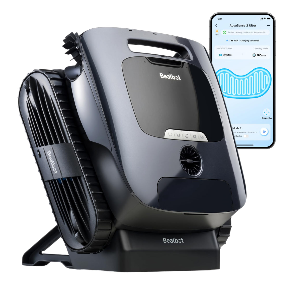 Beatbot Aquasense 2 Ultra Poolroboter, KI Mapping, 5-in-1 Komplettreinigung