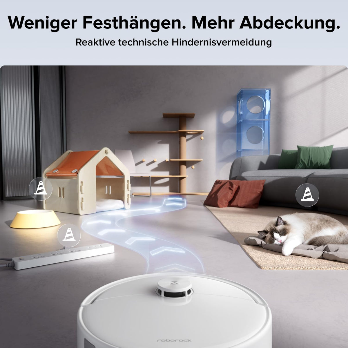 roborock Qrevo 2 Pro Saugroboter mit Wischfunktion, 25.000 Pa Saugkraft