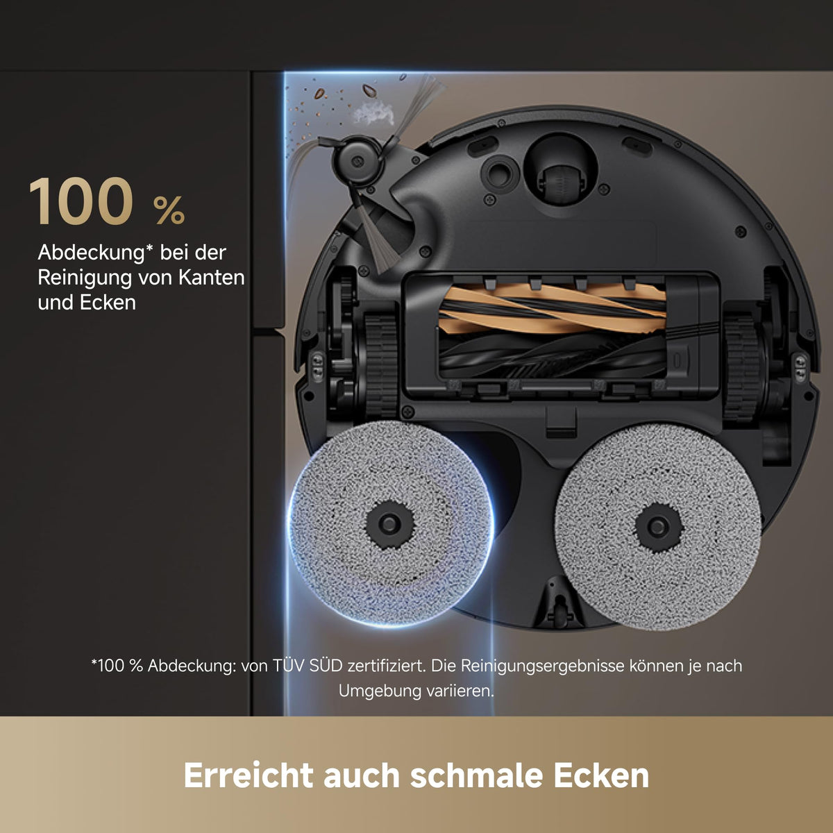 dreame X50 Master Saugroboter mit kompakter 24,9-cm-Basisstation