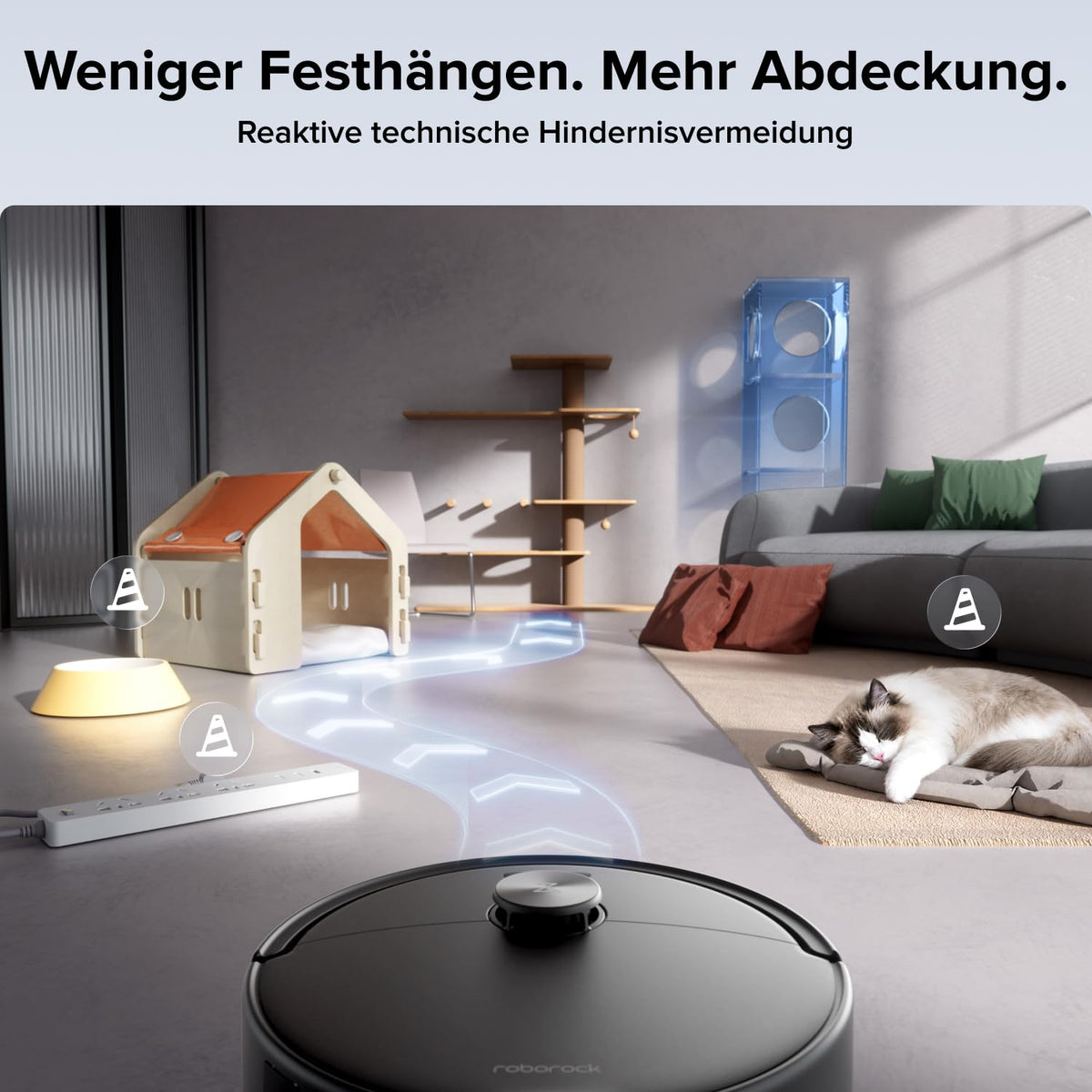 roborock Qrevo 2 Pro Saugroboter mit Wischfunktion, 25.000 Pa Saugkraft