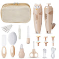 Lictin Baby Nagelfeile Elektrisch, 25 in 1 Baby Nagelset,Khaki