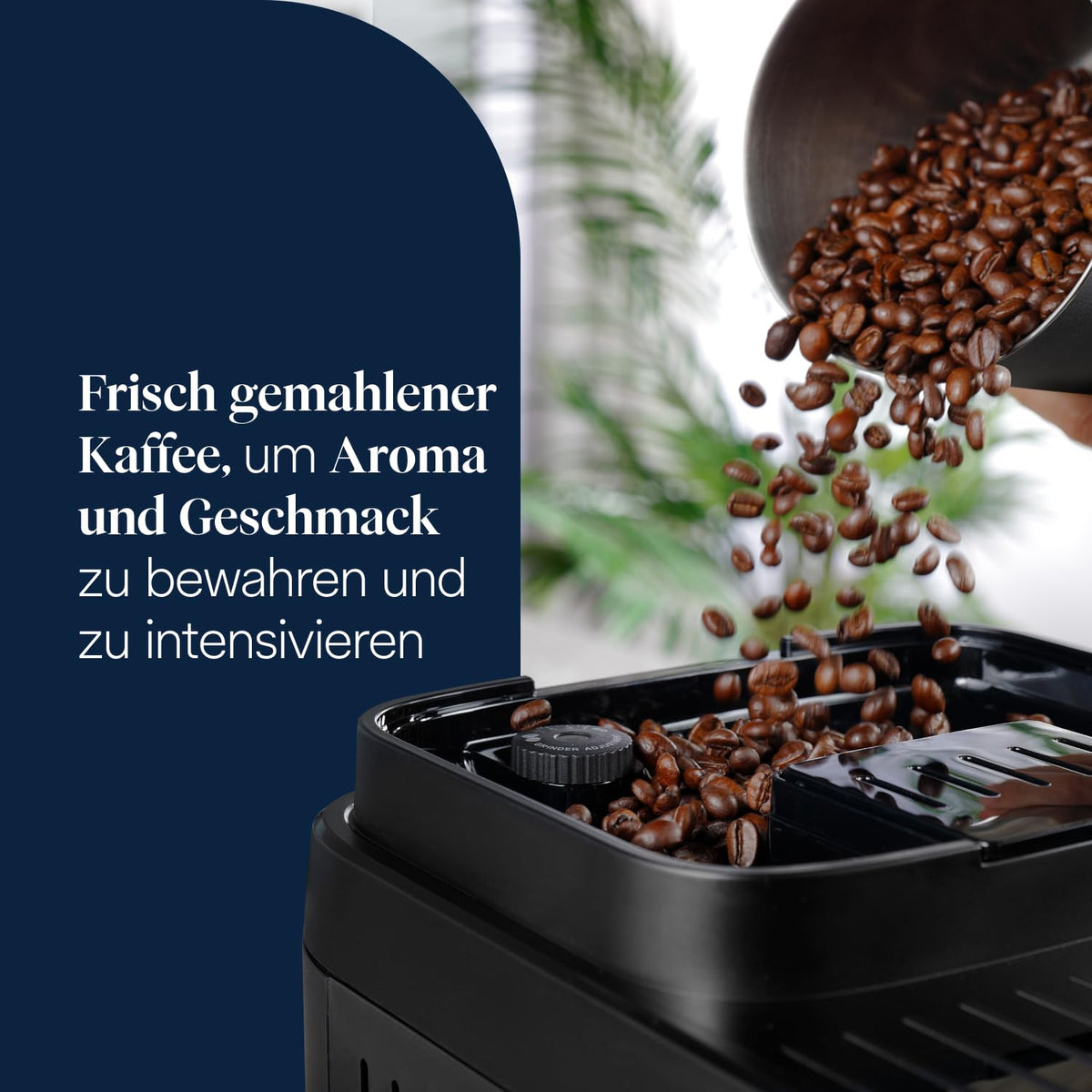 De'Longhi Magnifica Evo Next - Kaffeevollautomat 13 Getränke Titan
