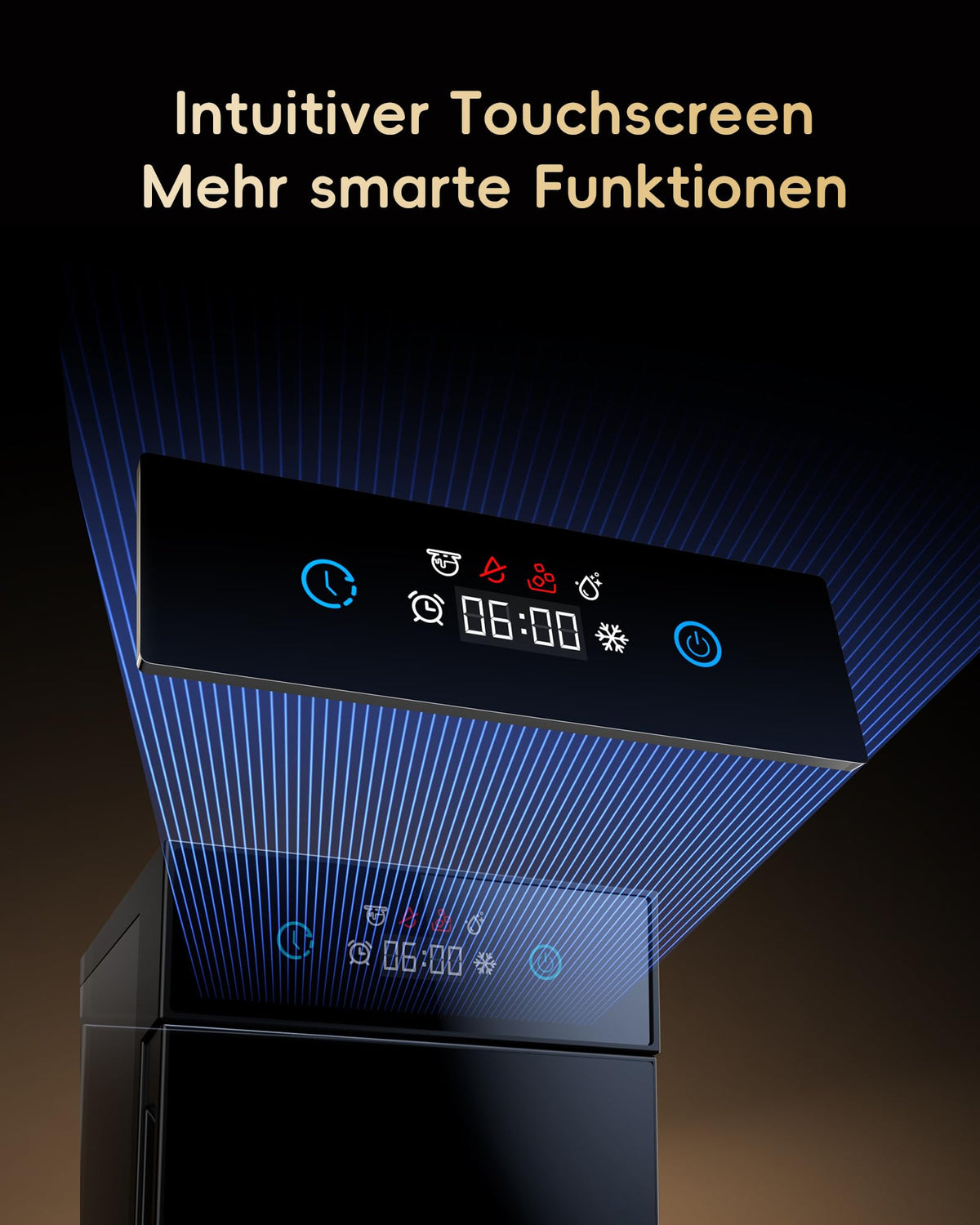 ecozy 60mm Klare Eiswürfelmaschine Eiskugeln, 8h Startzeitvorwahl, Kompakt