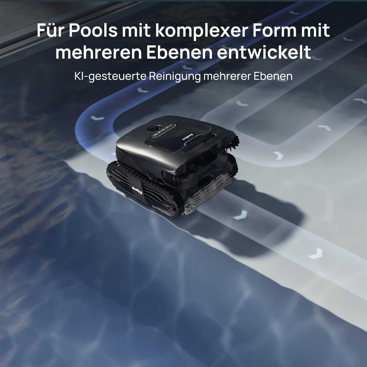 Beatbot Aquasense 2 Ultra Poolroboter, KI Mapping, 5-in-1 Komplettreinigung