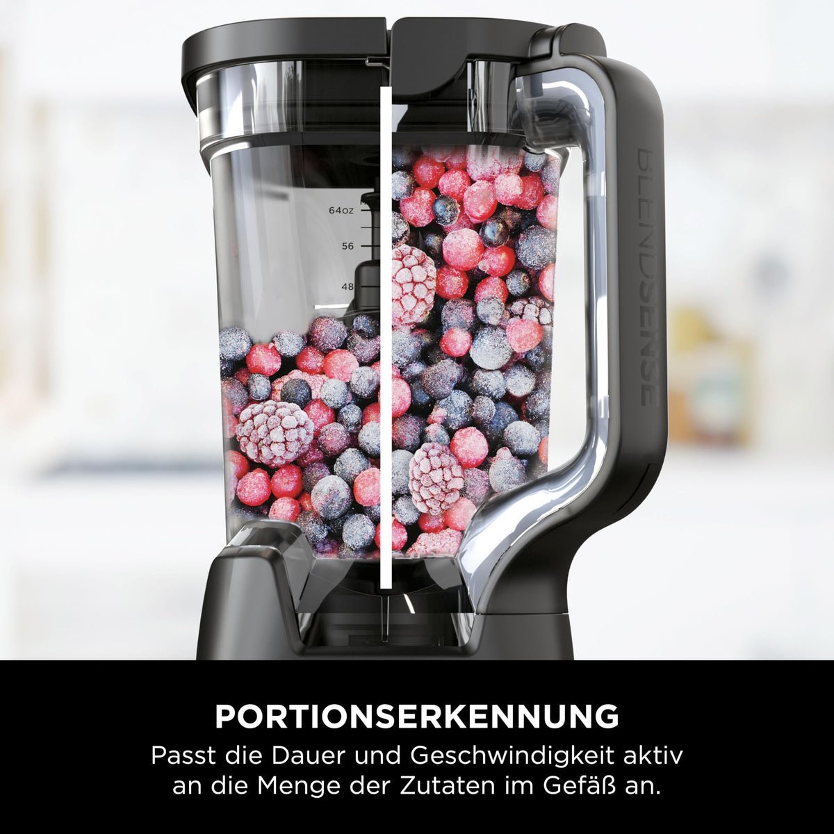 Ninja 3-in-1 Detect Power Blender Processor Pro, Schwarz, TB401EU