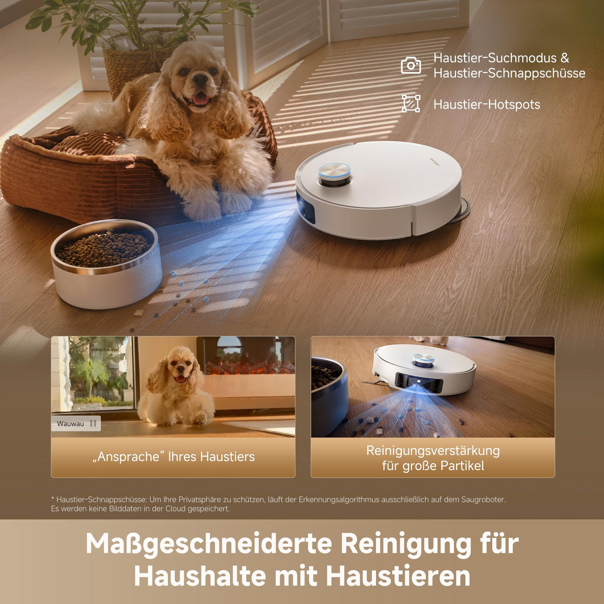 dreame L60 Ultra Saugroboter mit Wischfunktion, 35.000 Pa Saugkraft
