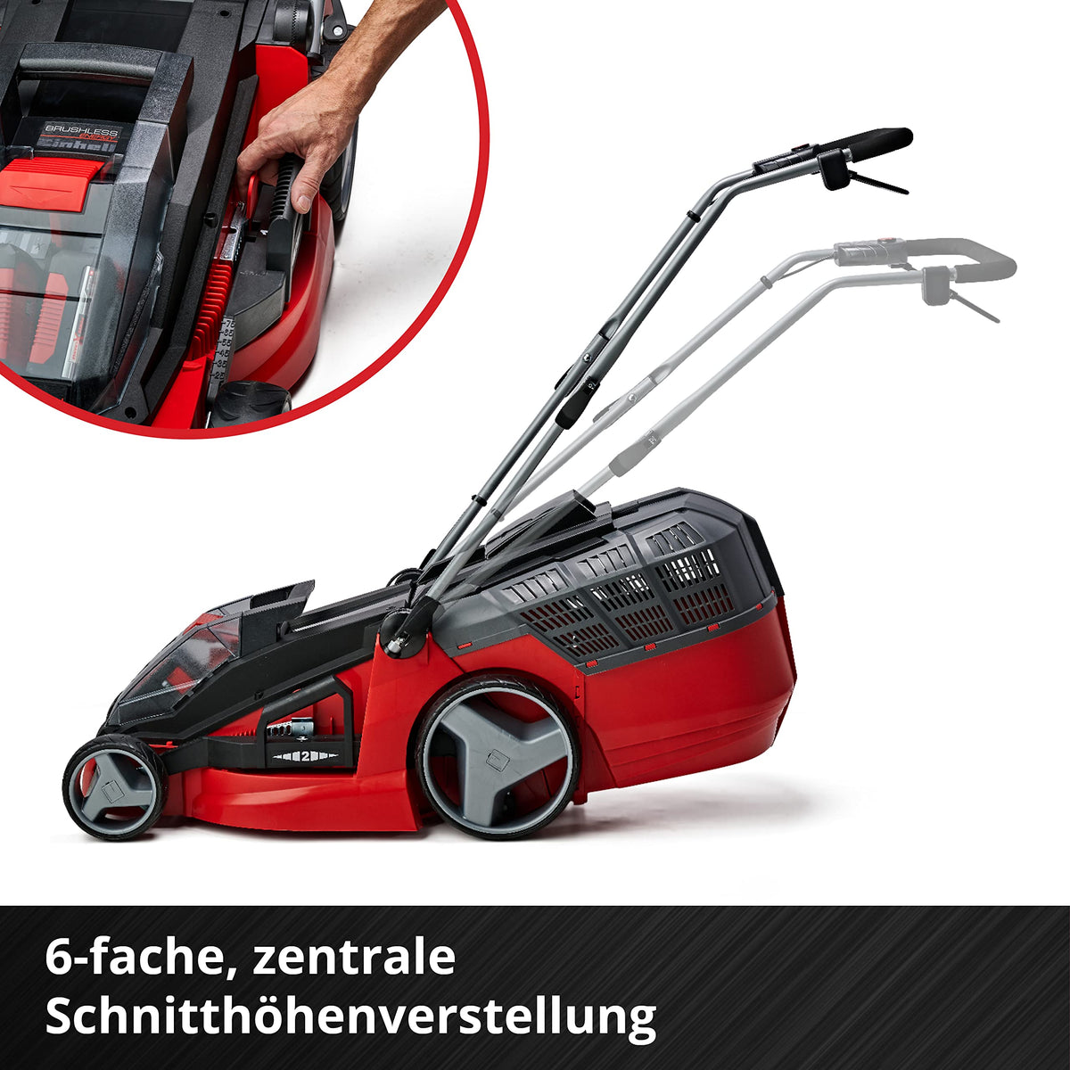 Einhell Akku-Rasenmäher GE-cm 43 Li M Kit