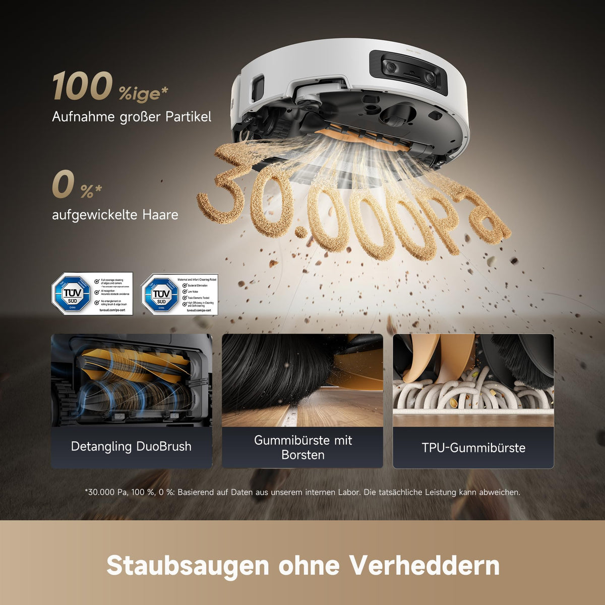 dreame Aqua10 Ultra Roller Complete Saugroboter mit AquaRoll-Wischmopp