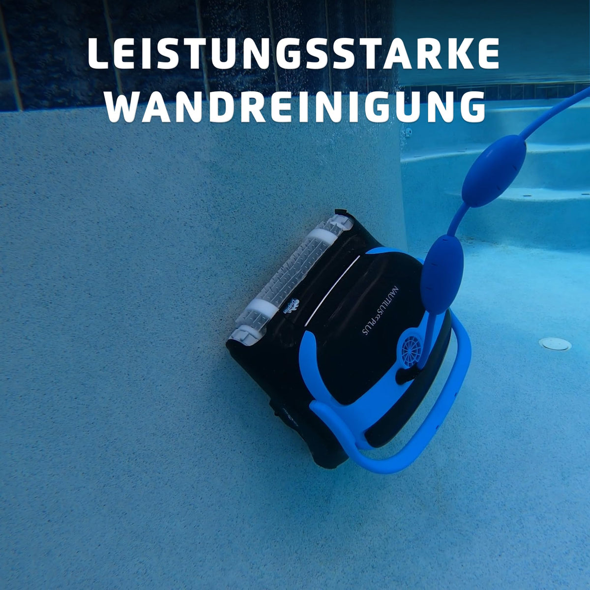 Dolphin Nautilus CC Plus Poolroboter Boden und Wand, Intelligenten Navigation, Starke Saugkraft, Doppelfiltration, mit Wochenplaner, Poolreiniger für Eingelassene Pools bis zu 12m