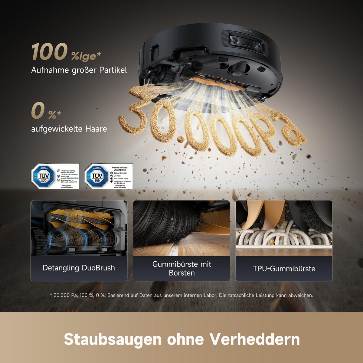 dreame Aqua10 Ultra Roller Complete Saugroboter, AquaRoll-Wischmopp