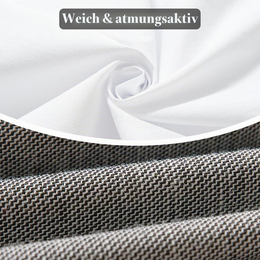 Volunboy Baby Jungen Anzug, Kinder Anzugweste Festliche Hochzeit Kleidung Bekleidung Set 4tlg (3-4 Jahre, Grau, Größe 110)