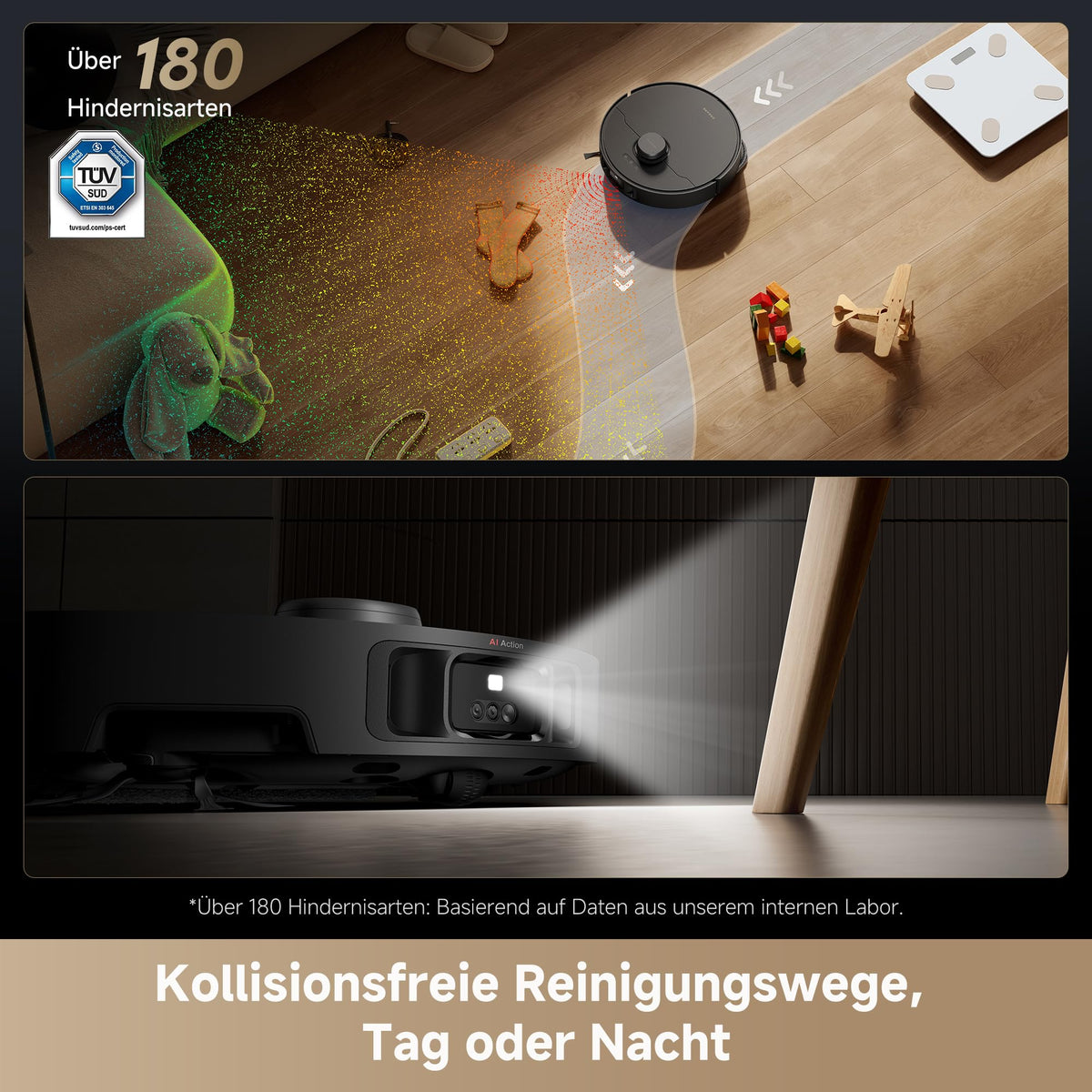 dreame L40s Pro Ultra Saugroboter mit Wischfunktion,19.000 Pa