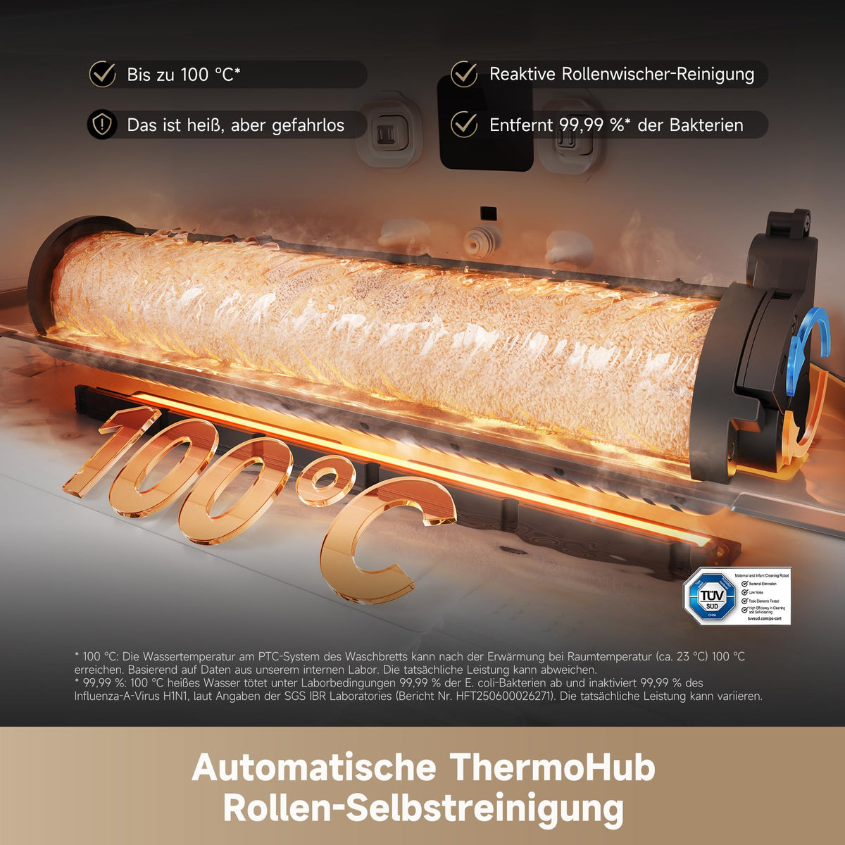 dreame Aqua10 Ultra Roller Complete Saugroboter mit AquaRoll-Wischmopp