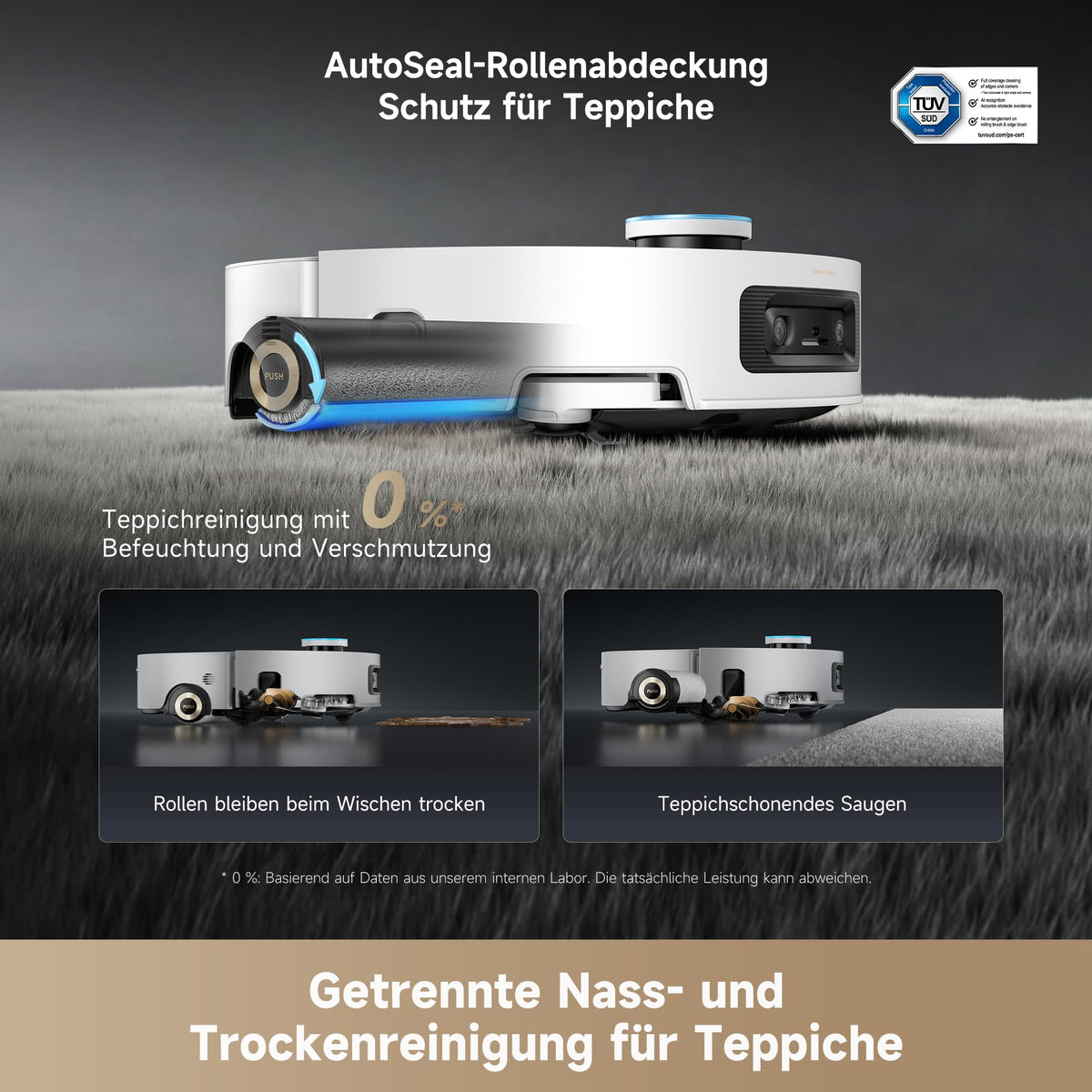 dreame Aqua10 Ultra Roller Complete Saugroboter mit AquaRoll-Wischmopp