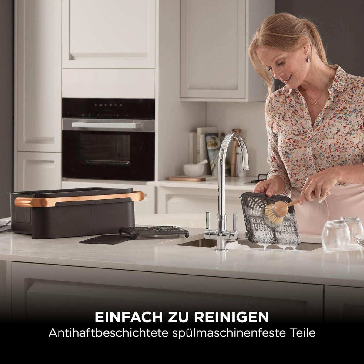 Ninja Foodi FlexDrawer Dual Zone Heißluftfritteuse AF500EUCP
