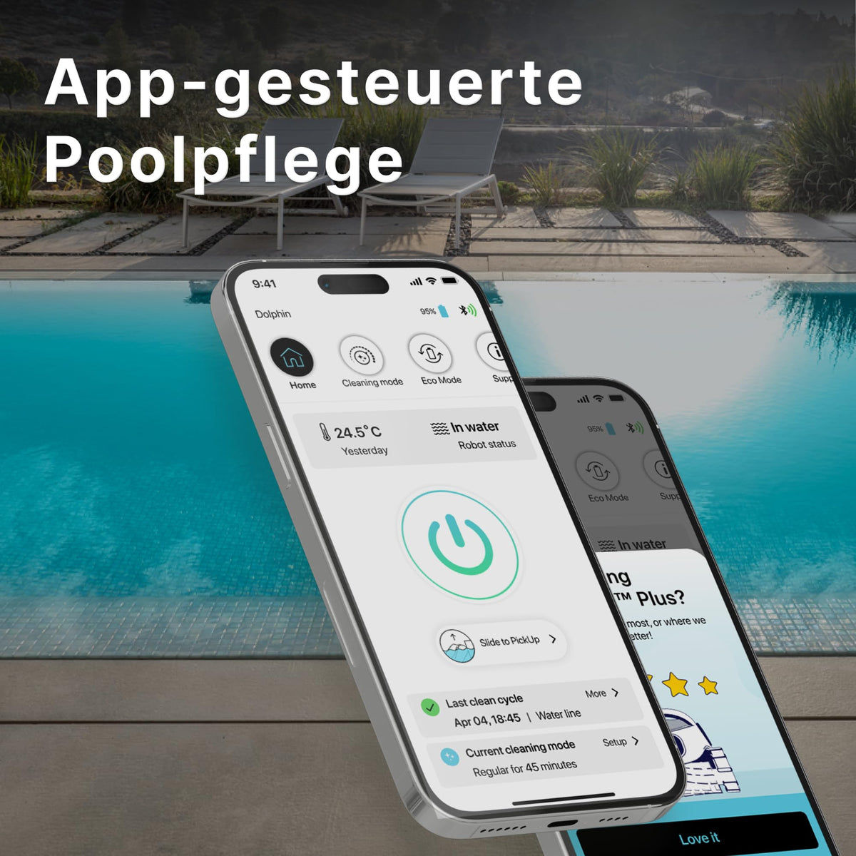 Dolphin Nautilus CC Pro Poolsaugroboter Boden, Wasserlinie und Wandreinigung, Kontrolle mit app, für Einbaupools bis zu 15 m, Starke Saugkraft, Wochenplaner