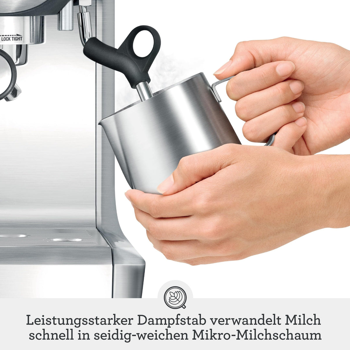 Sage The Barista Express, Kaffeemaschine, Gebürsteter Edelstahl