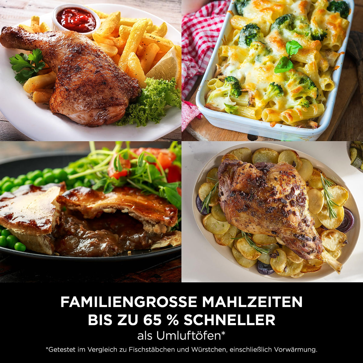 Ninja Foodi FlexDrawer Dual Zone Heißluftfritteuse, Schwarz AF500EU
